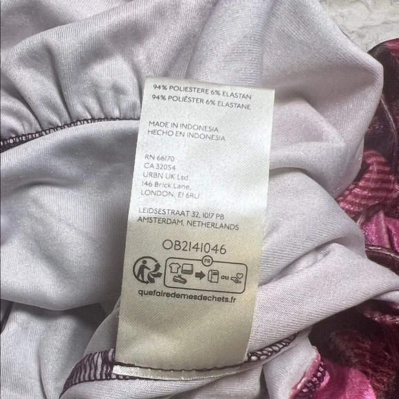 Anthropologie Pink and Brown Checkered Blouse size L - Picture 5 of 7